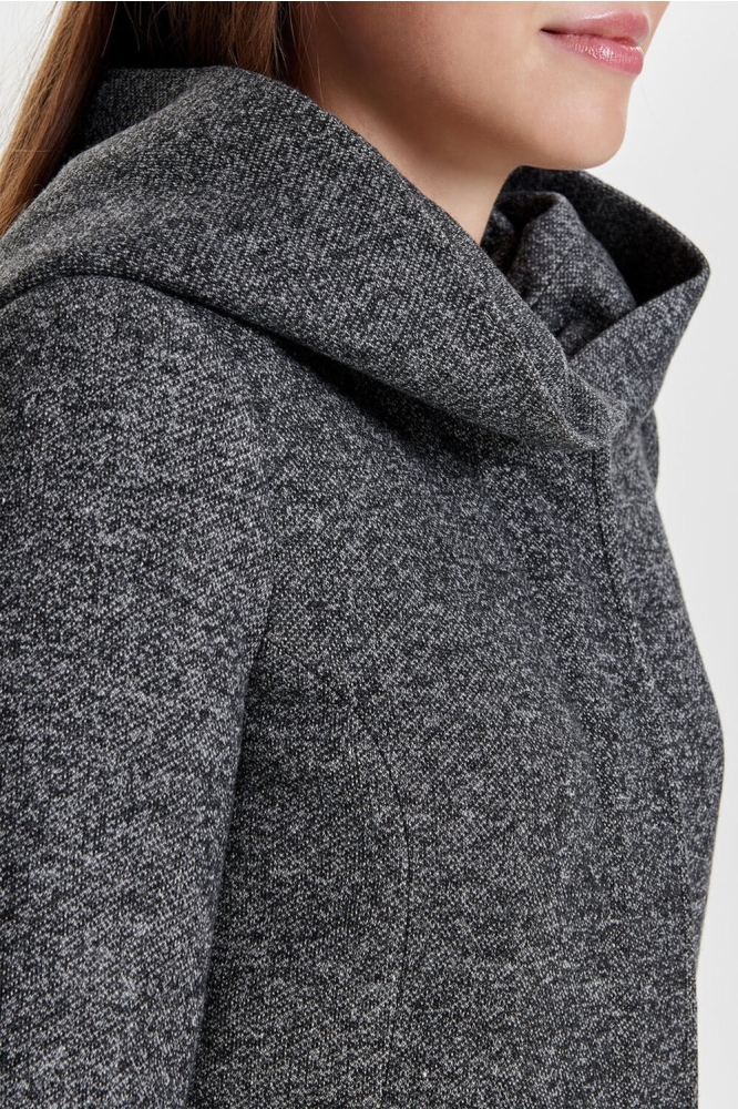 onlSEDONA LIGHT COAT OTW NOOS 15142911 Dark Grey Melange